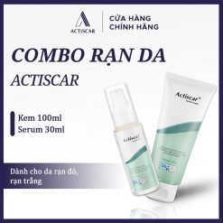 Combo trị rạn da Actiscar (Kem bôi và Serum)