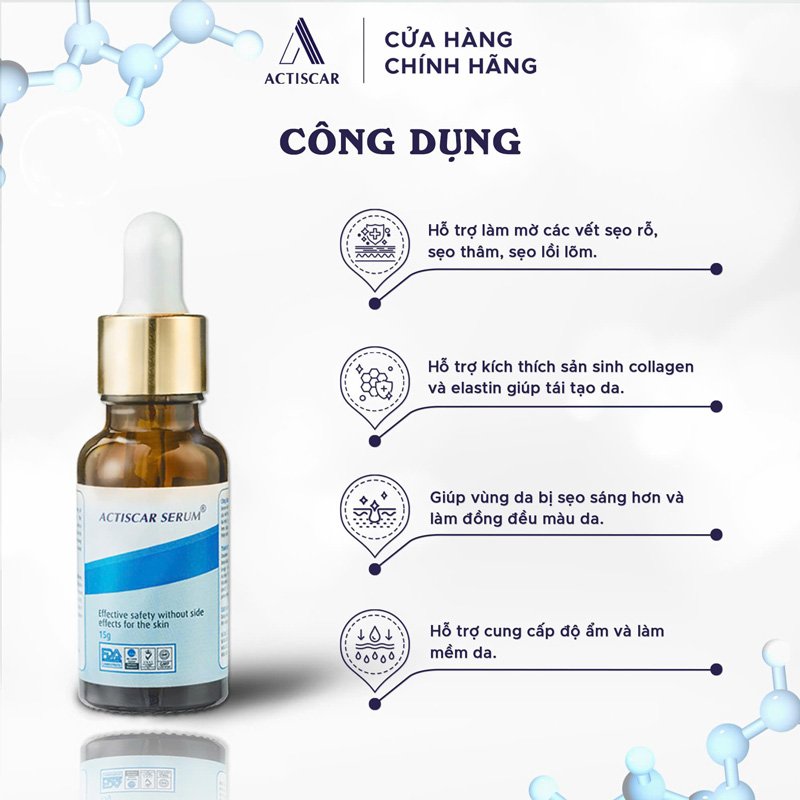 Công dụng của Serum mờ sẹo Actiscar