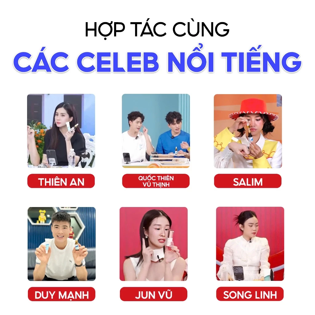 Kem trị sẹo Actiscar hợp tác cùng nhiều Celeb nổi tiếng