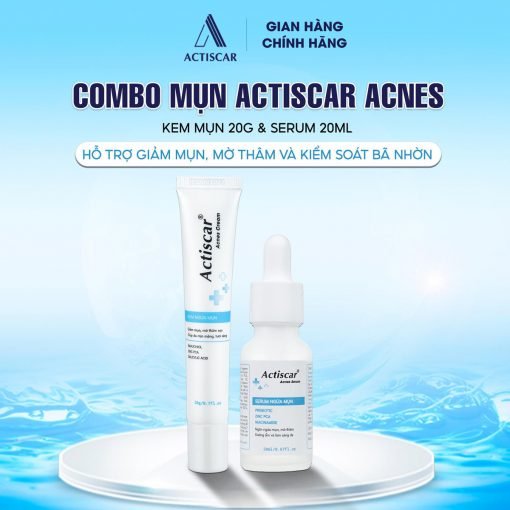 Combo chấm mụn Actiscar Acnes