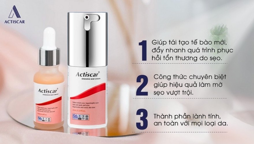 Bộ đôi Actiscar giải pháp chuyên biệt cho sẹo lồi