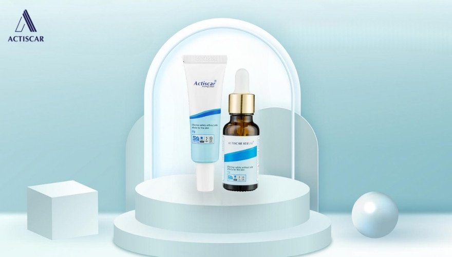 Bô đôi Kem và Serum xoá mờ sẹo từ Actiscar