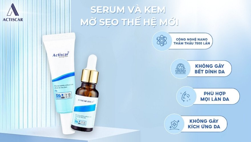 Combo xoá mờ sẹo chuẩn Y khoa từ Actiscar
